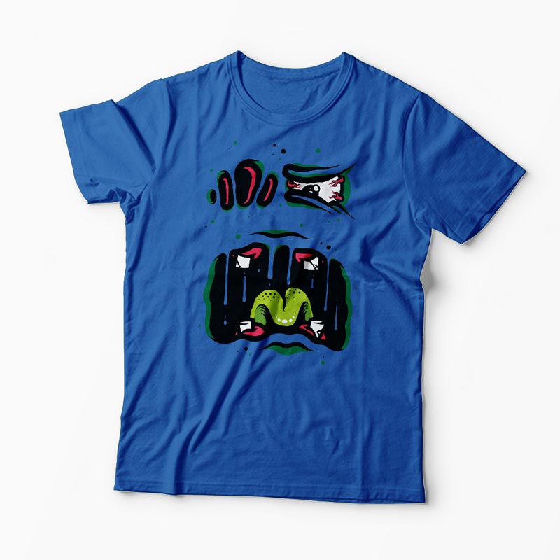 Tricou Monstru - Bărbați-Albastru Regal